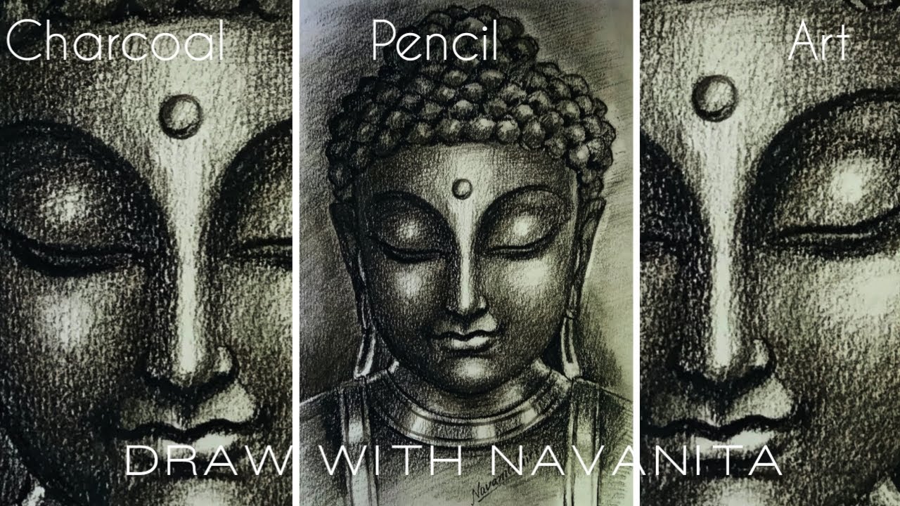Detail Buddha Pencil Sketch Nomer 43