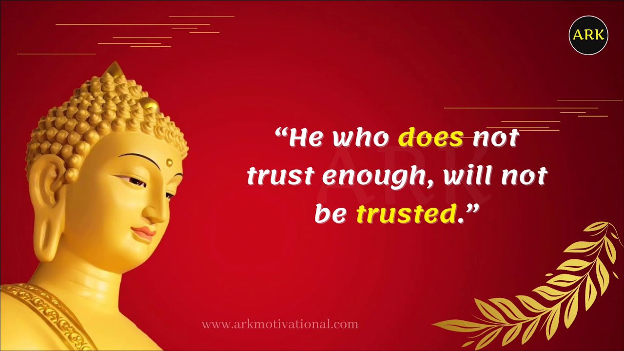 Detail Buddha Quotes On Trust Nomer 27