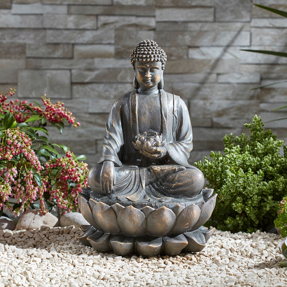 Detail Buddha Solar Water Fountain Nomer 36