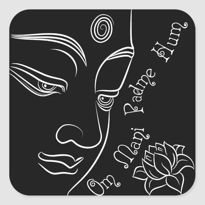 Detail Buddha Sticker Line Nomer 33