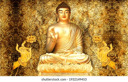 Detail Buddha Wallpaper 3d Nomer 18