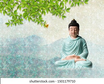 Detail Buddha Wallpaper 3d Nomer 43