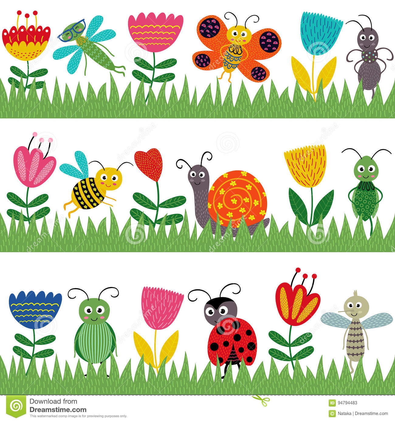 Detail Bug Border Clip Art Nomer 17