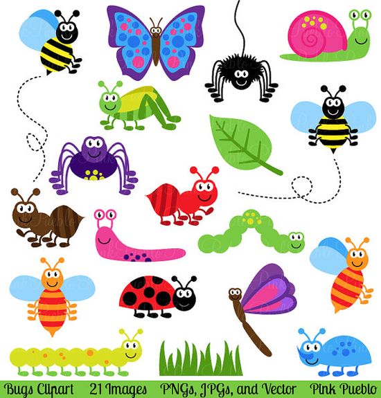 Detail Bug Clipart Free Nomer 7