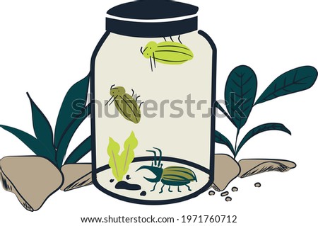 Detail Bug Jar Clipart Nomer 39