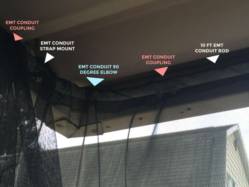 Detail Bug Net Curtains Nomer 19