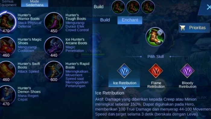 Detail Build Sepatu Mobile Legend Nomer 12