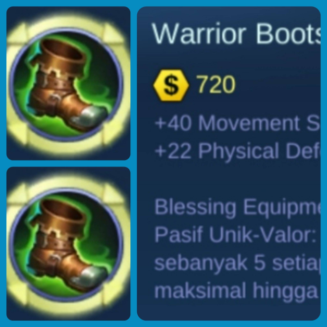 Detail Build Sepatu Mobile Legend Nomer 29