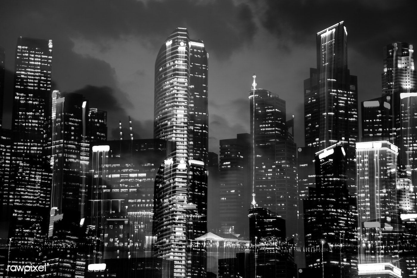 Detail Building Black And White Nomer 29