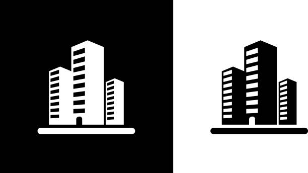 Detail Building Black And White Nomer 32