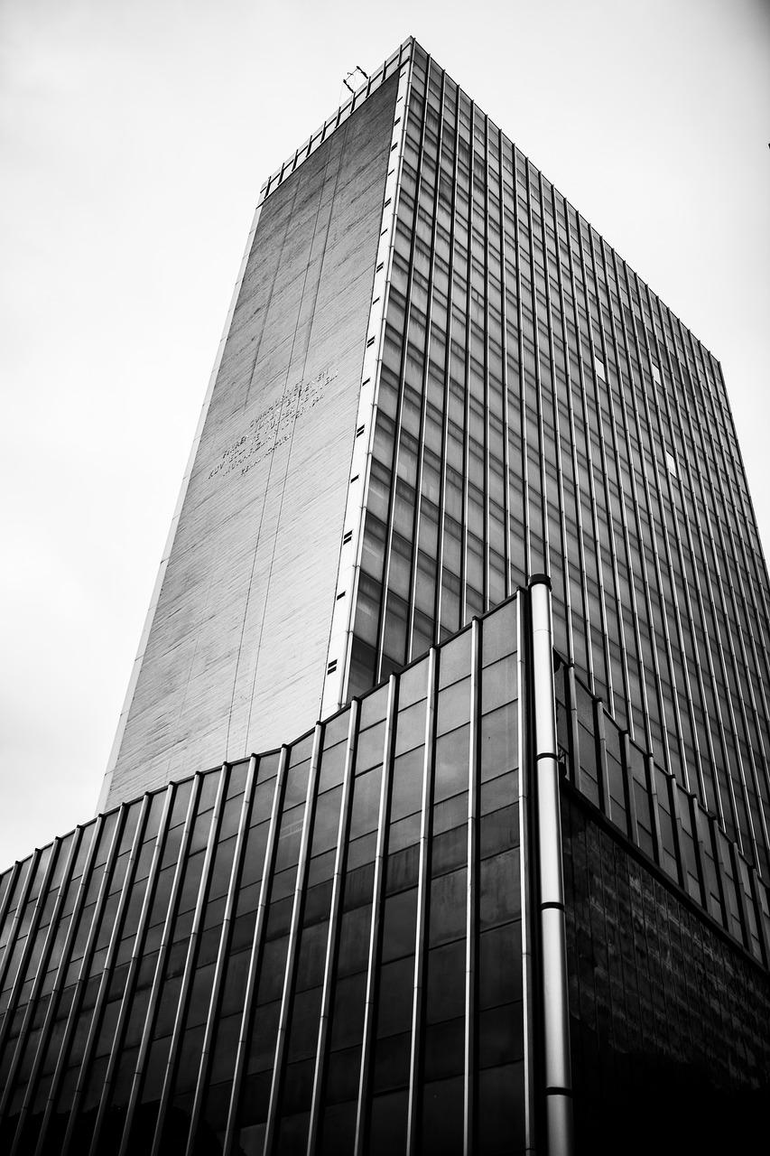 Detail Building Black And White Nomer 39