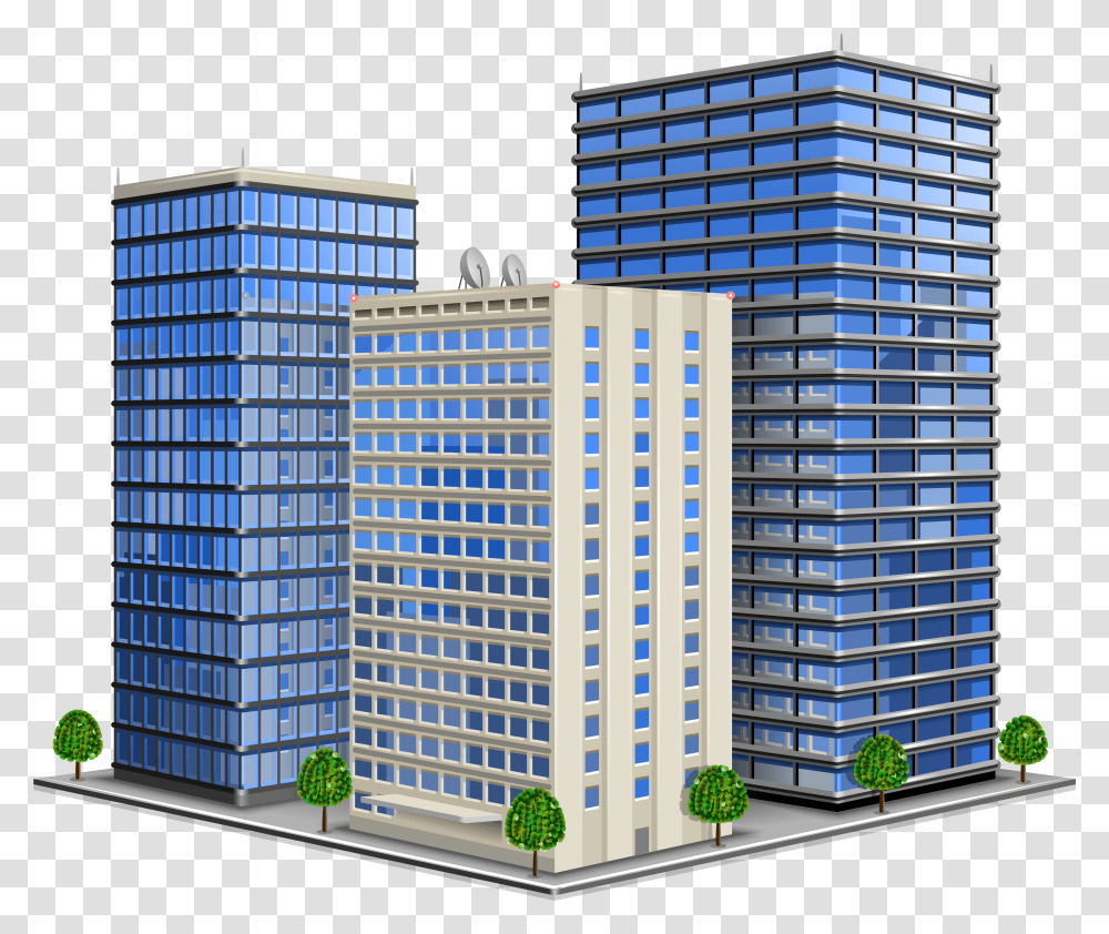 Detail Building Vector Png Nomer 18