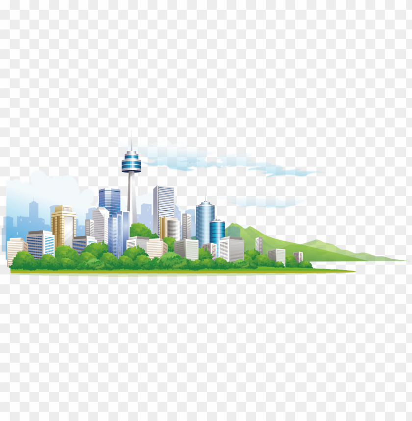 Detail Building Vector Png Nomer 30