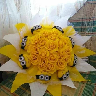 Detail Buket Boneka Minion Nomer 48