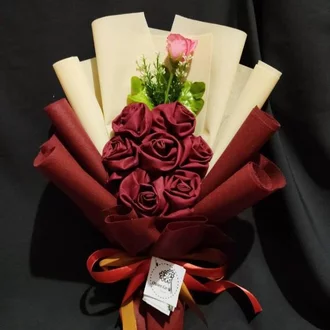 Detail Buket Bunga Dari Jilbab Nomer 21