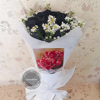 Detail Buket Bunga Hitam Nomer 51
