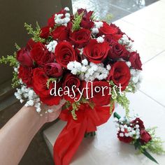 Detail Buket Bunga Mawar Merah Pengantin Nomer 52