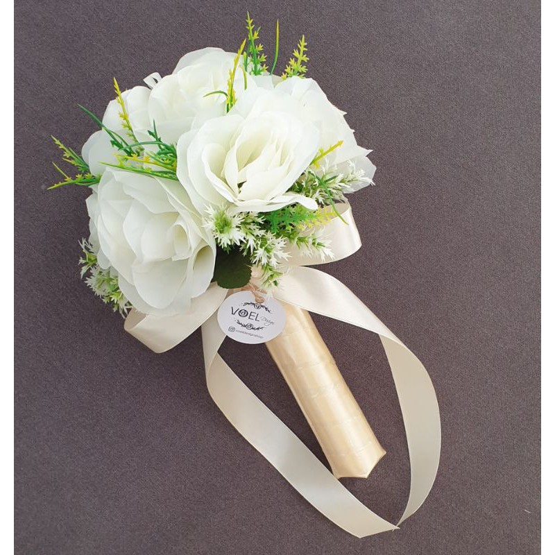 Detail Buket Bunga Pernikahan Simple Nomer 6