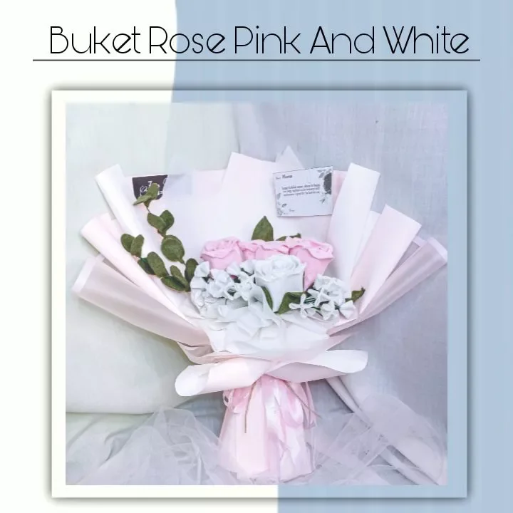 Detail Buket Bunga Pink Putih Nomer 22