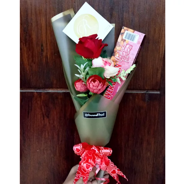 Detail Buket Bunga Valentine Nomer 30
