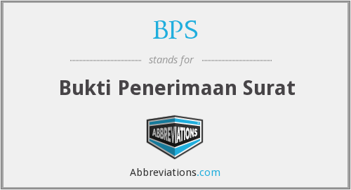 Detail Bukti Penerimaan Surat Bps Nomer 13