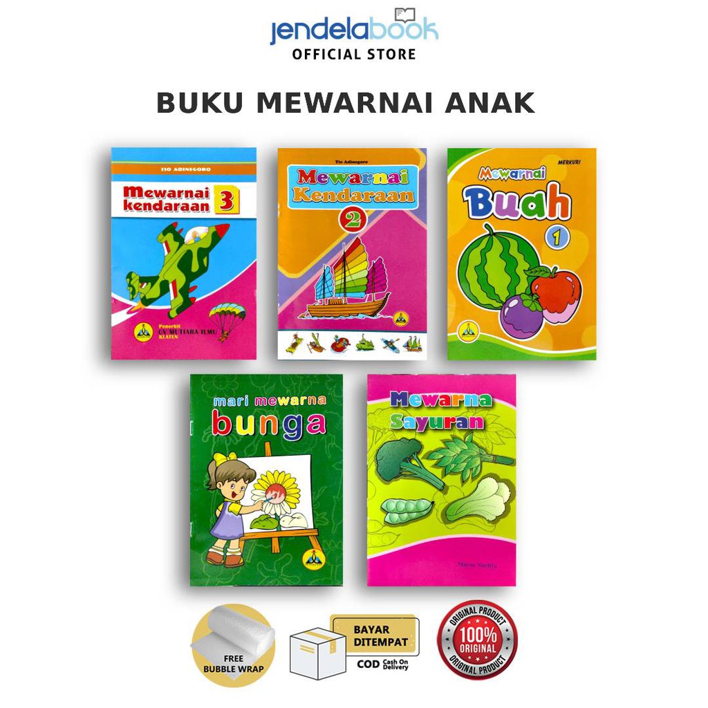 Detail Buku Mewarnai Anak Tk Nomer 47