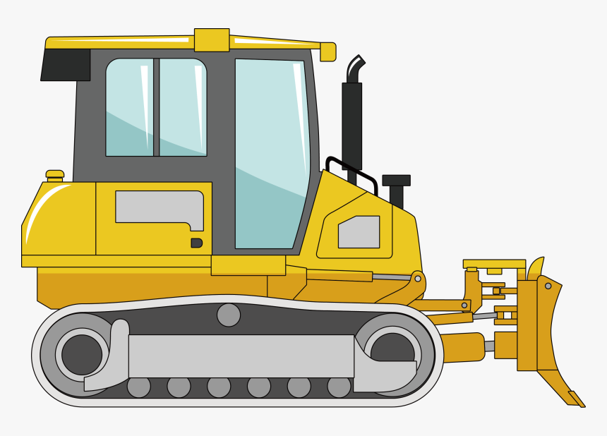 Detail Bulldozer Clipart Nomer 21