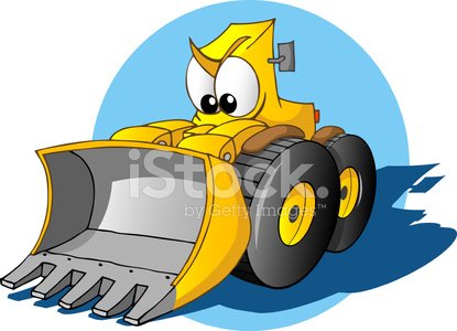 Detail Bulldozer Clipart Nomer 23