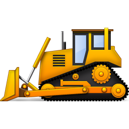 Detail Bulldozer Clipart Nomer 3