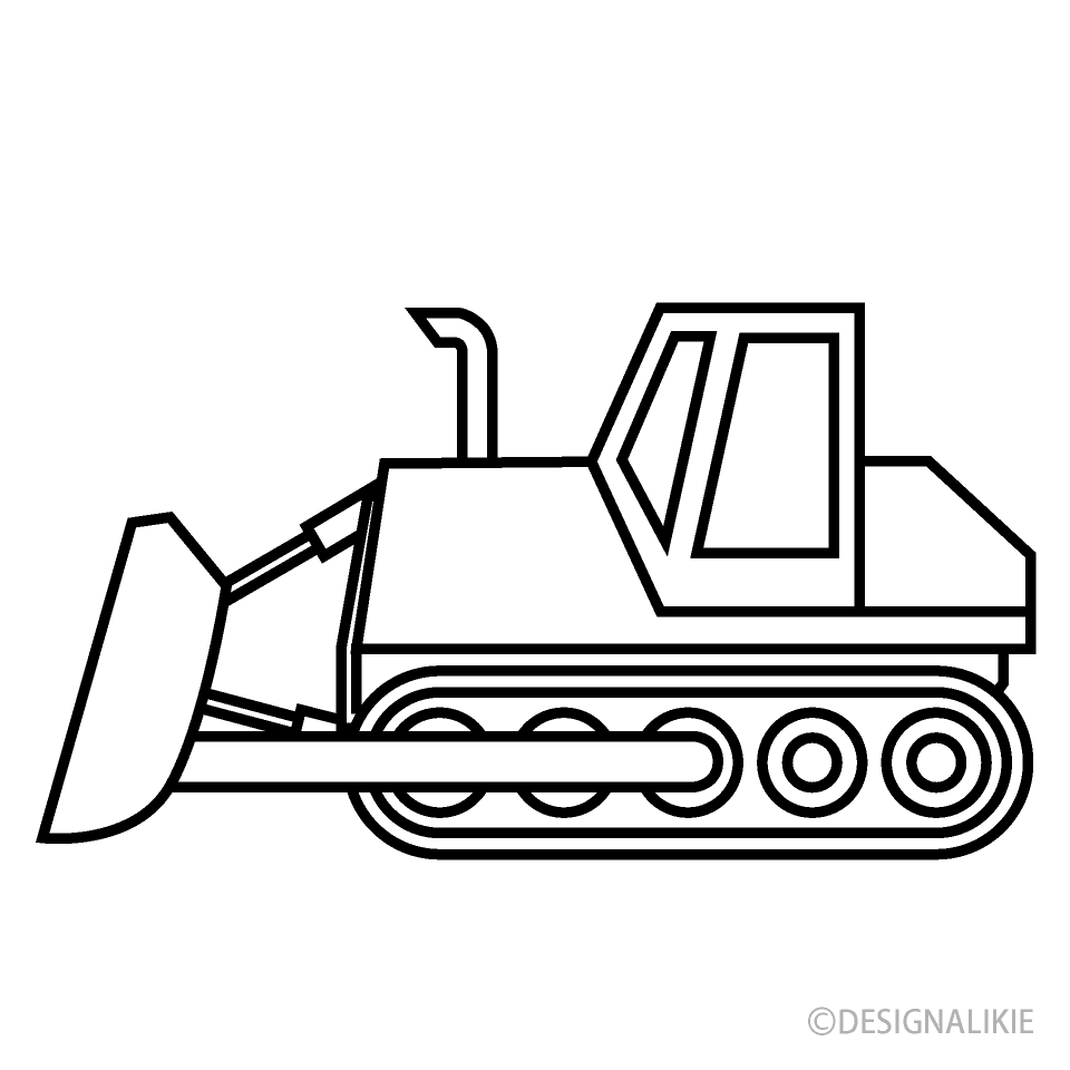 Detail Bulldozer Clipart Nomer 30