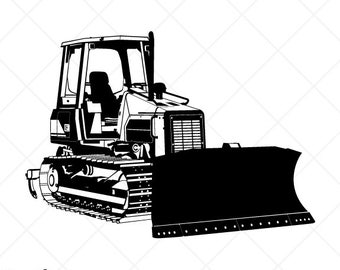 Detail Bulldozer Clipart Nomer 32