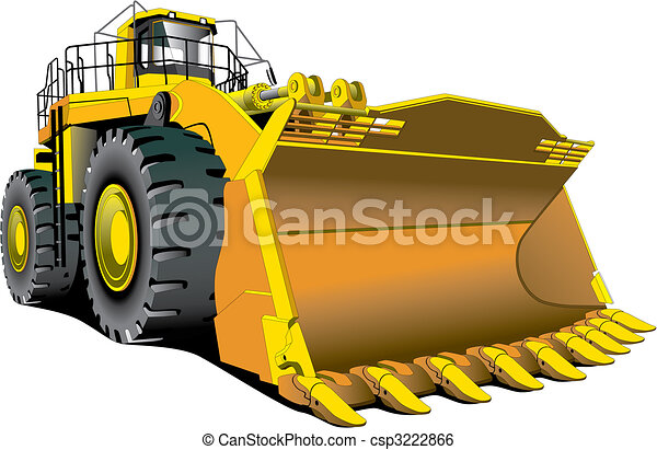 Detail Bulldozer Clipart Nomer 48