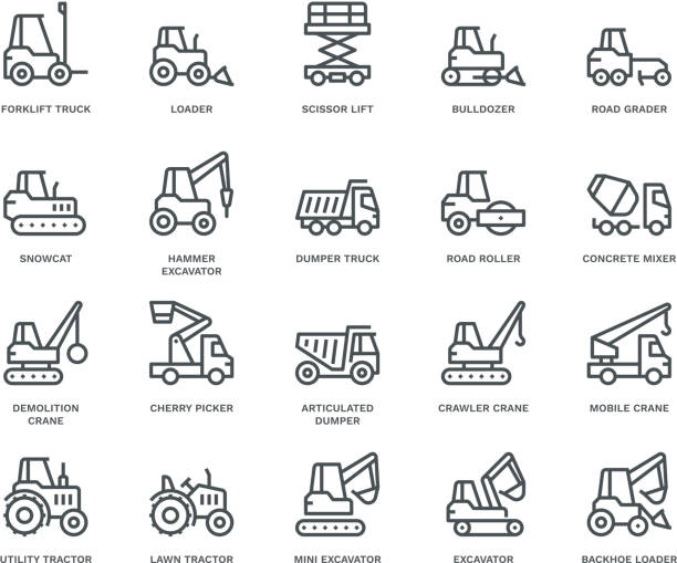 Detail Bulldozer Clipart Black And White Nomer 28