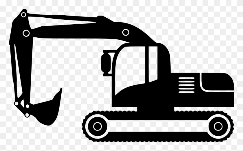 Detail Bulldozer Silhouette Clip Art Nomer 5