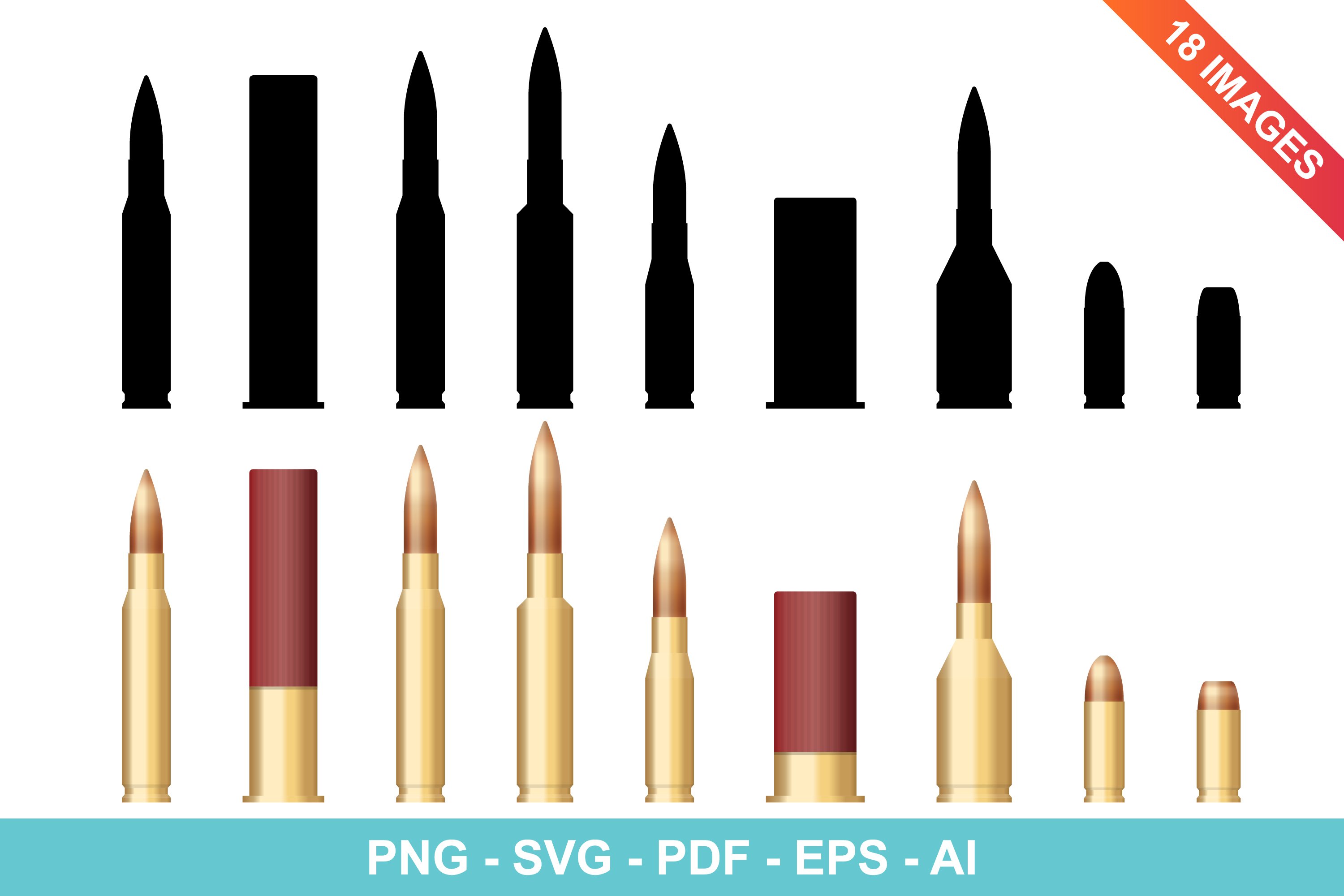 Detail Bullet Clipart Nomer 29