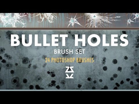Detail Bullet Hole Photoshop Brush Nomer 37