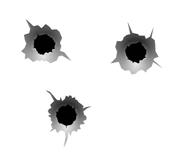 Detail Bullet Hole Photoshop Brush Nomer 45