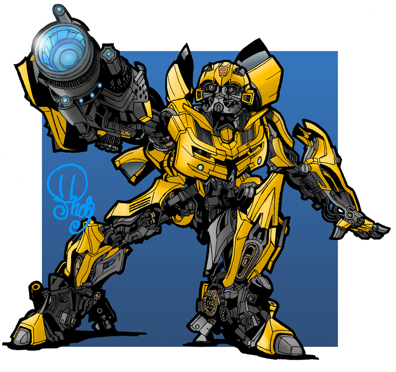 Detail Bumblebee Transformer Vector Nomer 12