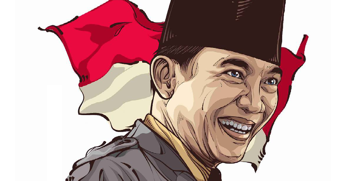 Detail Bung Karno Vector Nomer 14
