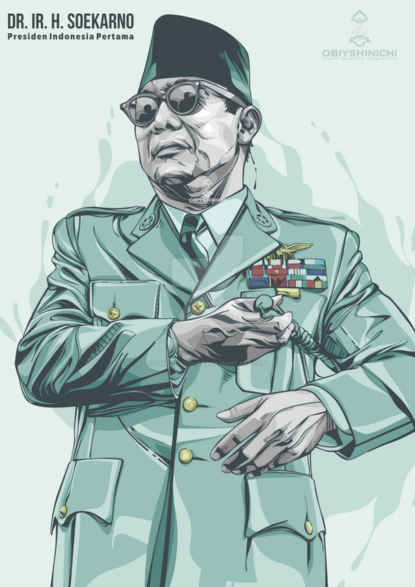 Detail Bung Karno Vector Nomer 29