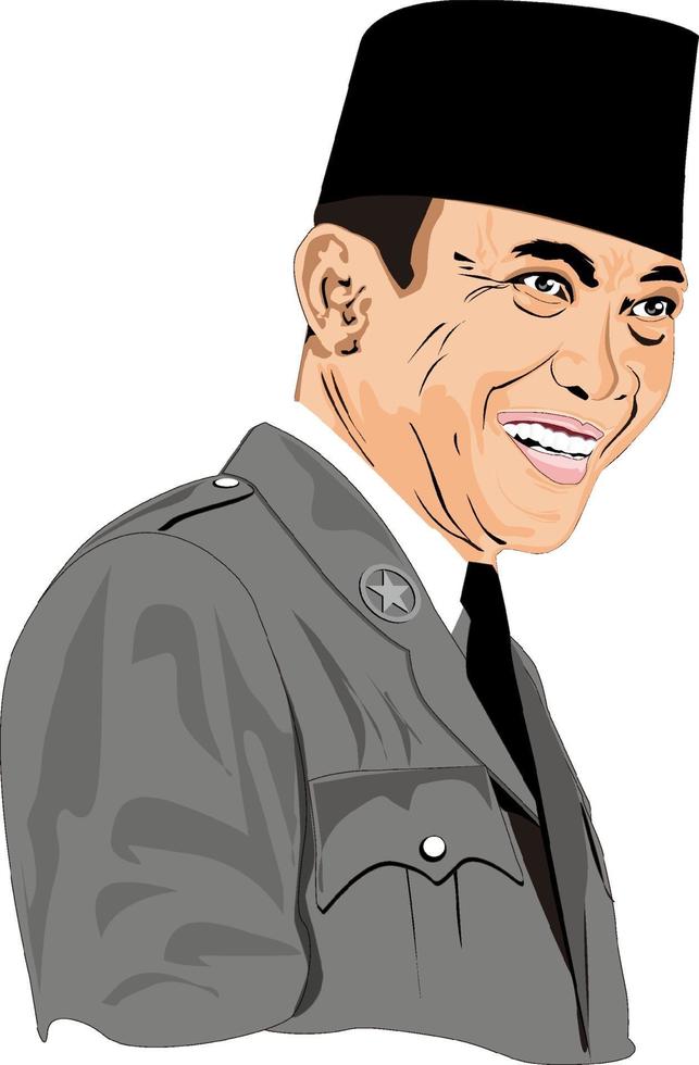 Detail Bung Karno Vector Nomer 31