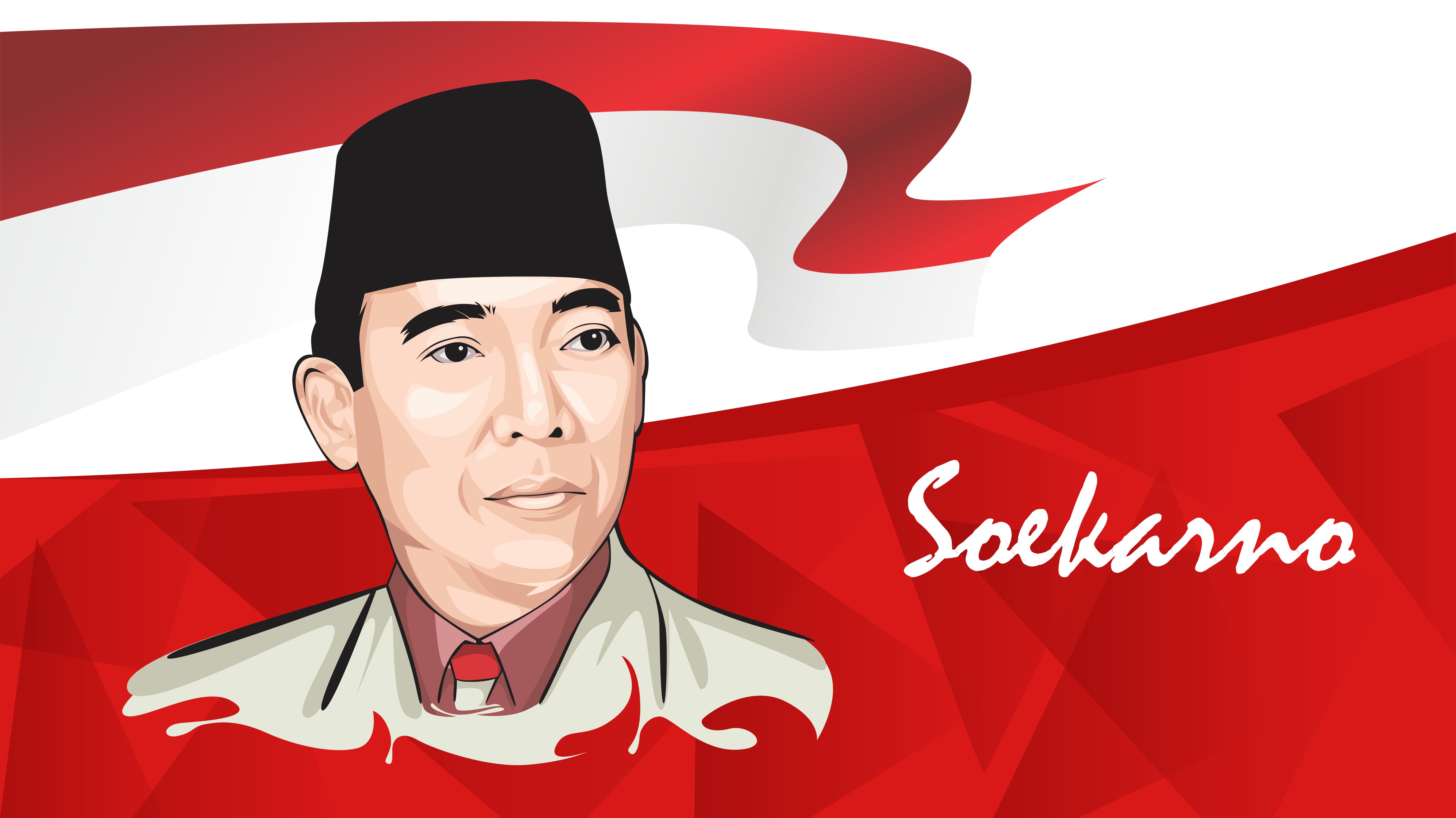 Detail Bung Karno Vector Nomer 10