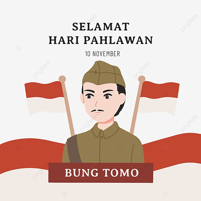 Detail Bung Tomo Vector Png Nomer 12