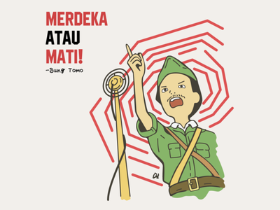 Detail Bung Tomo Vector Png Nomer 3