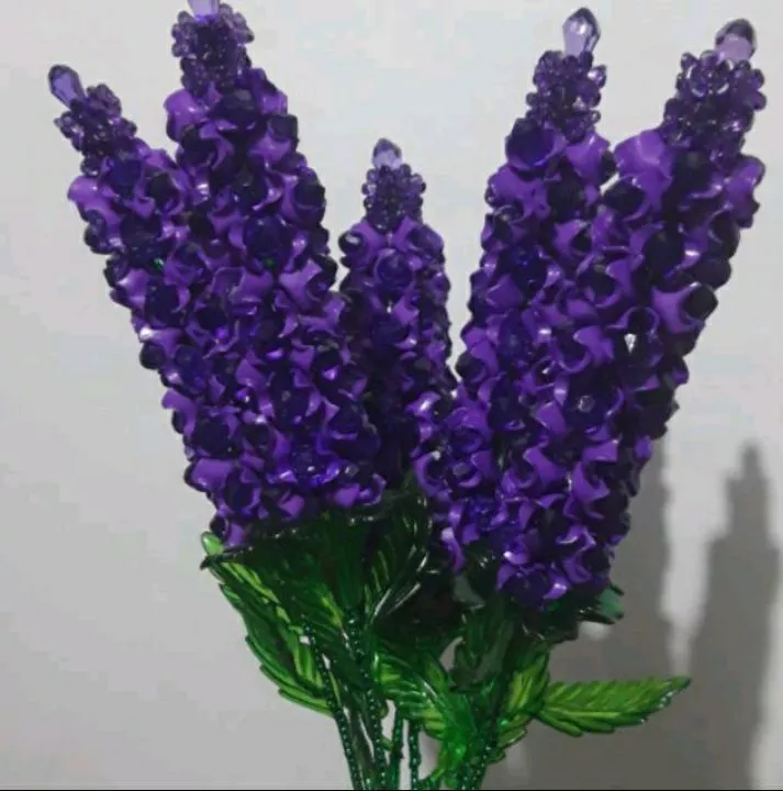 Detail Bunga Akrilik Lavender Nomer 30