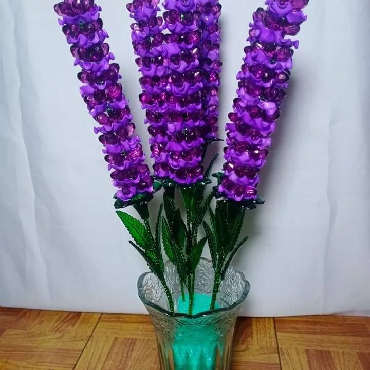 Detail Bunga Akrilik Lavender Nomer 7