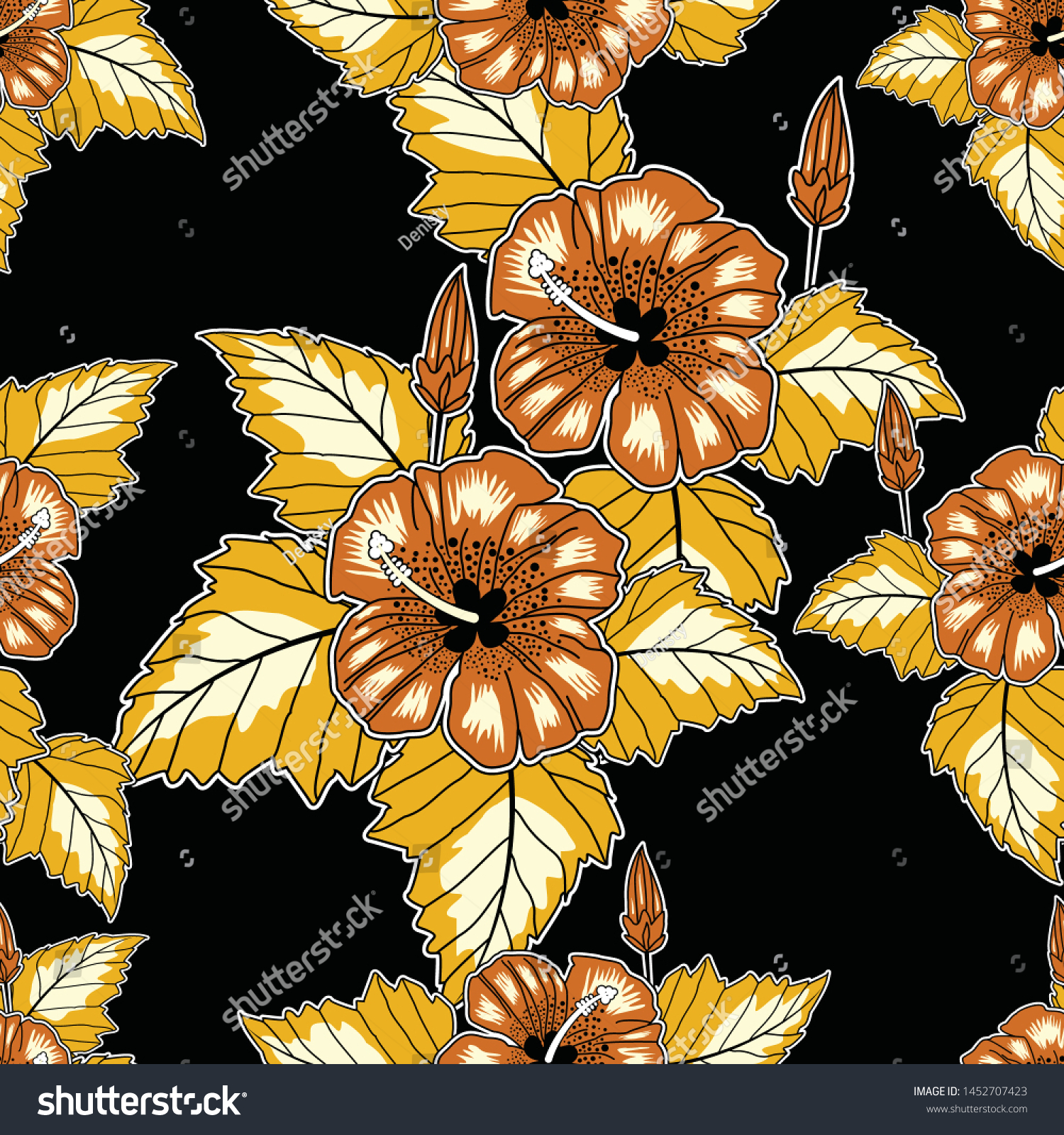 Detail Bunga Batik Vector Nomer 13