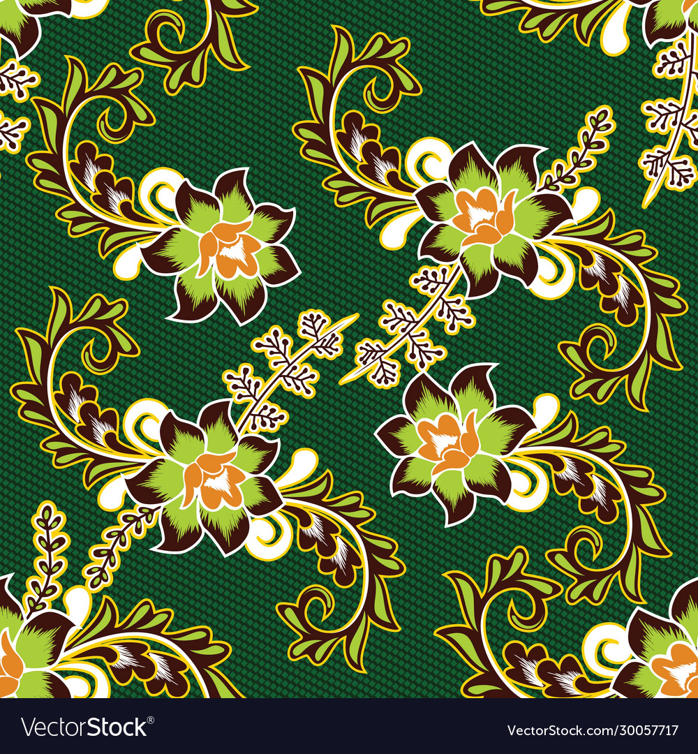Detail Bunga Batik Vector Nomer 23