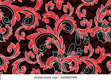 Detail Bunga Batik Vector Nomer 58