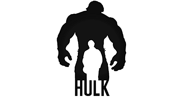 Detail Hulk Silhouette Nomer 10